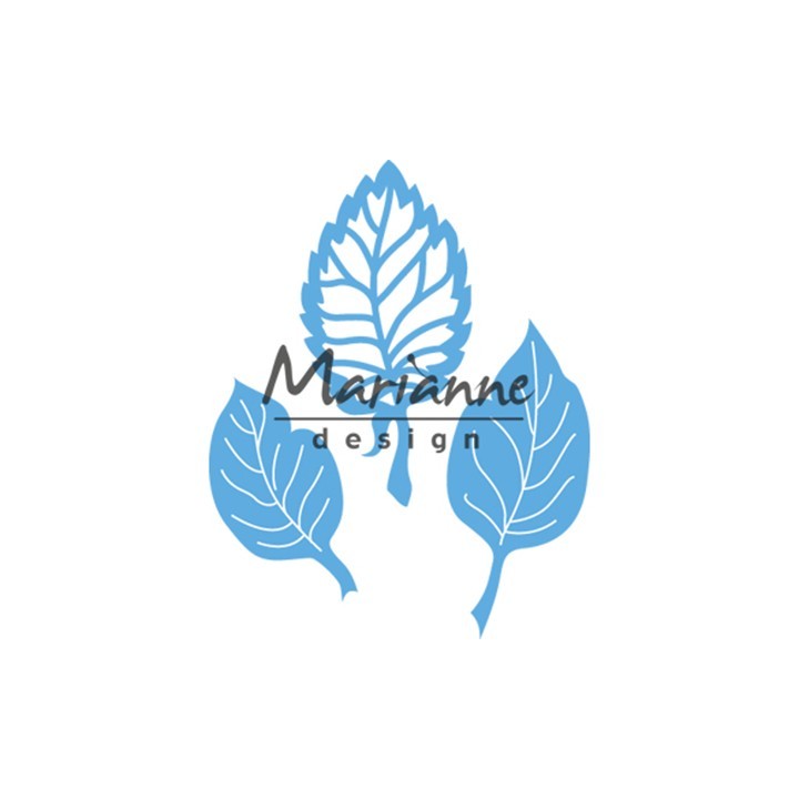 (LR0547)Creatables stencil Anja's leaf set