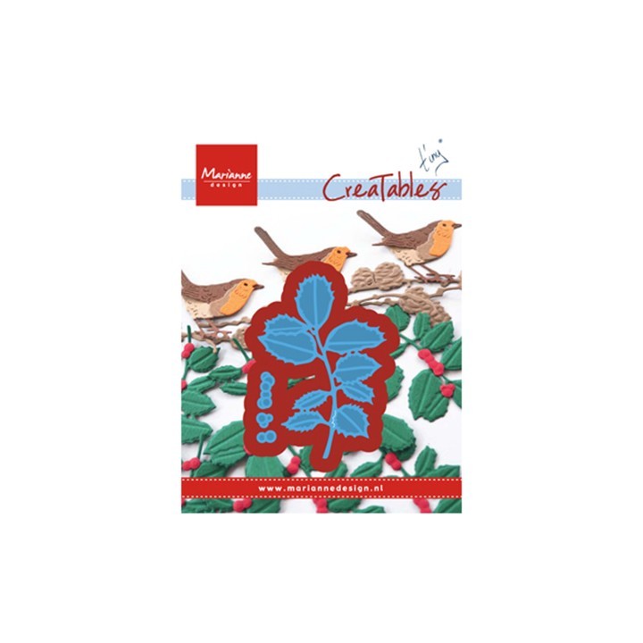 (LR0549)Creatables stencil Tiny's Holly