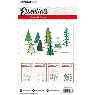 (BASICSDC19)Studio light Stamp & Die Cut Essentials nr.19
