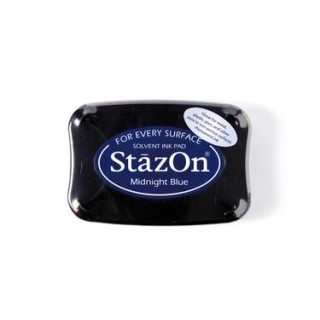 Stamp ink StazOn midnight blue