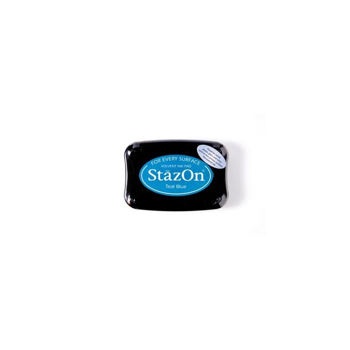 (SZ-000-063)Stempel inkt StazOn teal blue