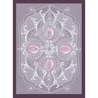 (TP3509E)PCA® EasyEmboss Scroll Clock