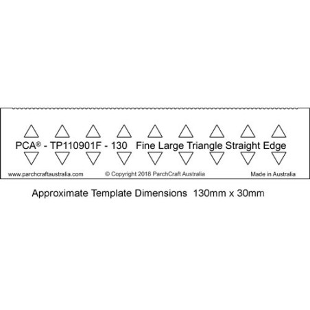 (PCA-TP110901F)PCA® EasyEdge 130mm FINE Large Triangle Straight Edge