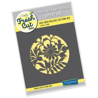 (ACC-DI-30664-44)Clarity FRESH CUT DIE CORNFLOWER & FRIENDS APERTURE