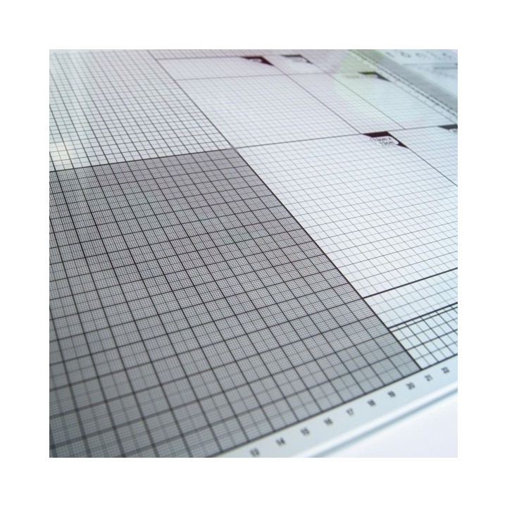 (352E)Tonic Studios Tools - Glass cutting mat (60,0x36,5cm) A3