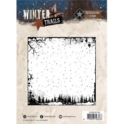 (STAMPWT304)Studio light Stamps Winter Trails nr.304