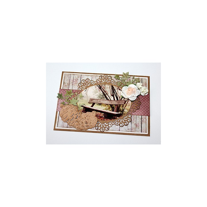 (6002/1070)Cutting & embossing Endless Pinecones