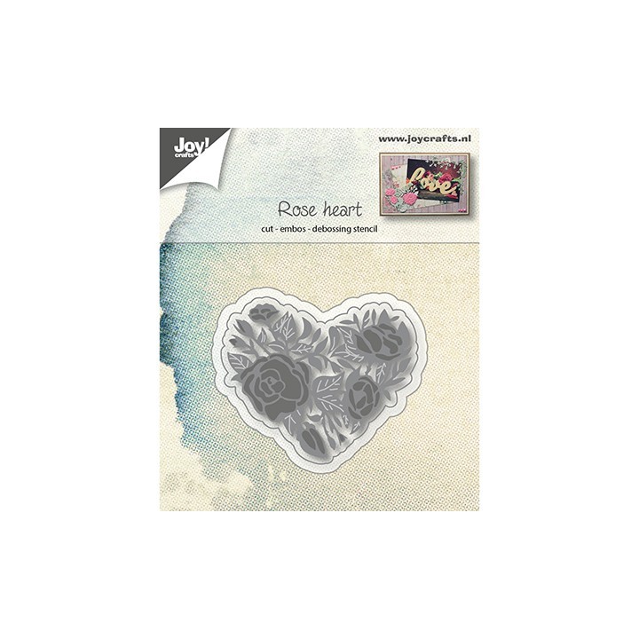 (6002/1125)Cutting, Embossing & Debossing Rose Heart