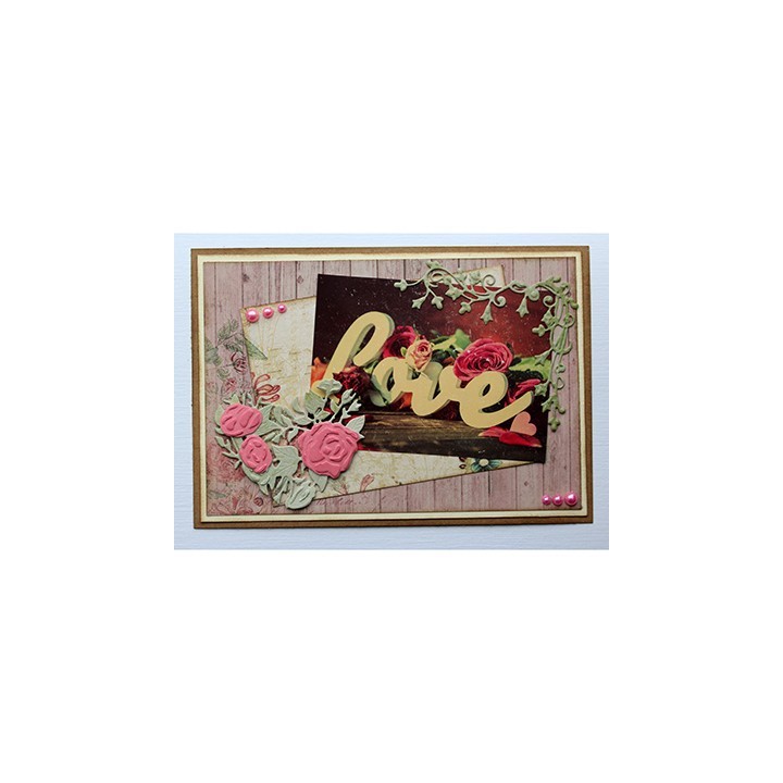 (6002/1125)Cutting, Embossing & Debossing Rose Heart