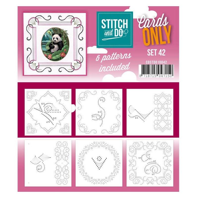 (COSTDO10042)Stitch & Do - Cards only - Set 42