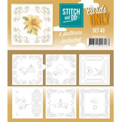 (COSTDO10043)Stitch & Do - Cards only - Set 43