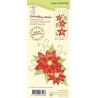 (55.5466)Clear stamp 3D Flower Poinsettia