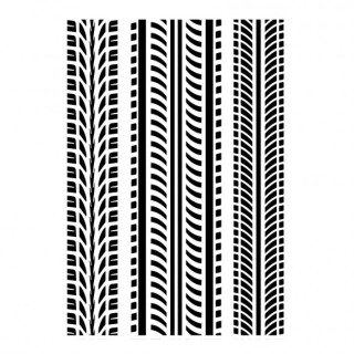 (EF288)Kaisercraft embossing folder tyre treads