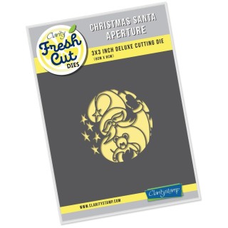(ACC-DI-30673-33)Clarity FRESH CUT DIE CHRISTMAS SANTA APERTURE