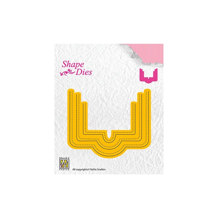 (SD161)Nellie's Shape Dies Rectangle pocket