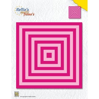(MFD119)Nellie's Multi frame Dies Square straight corners