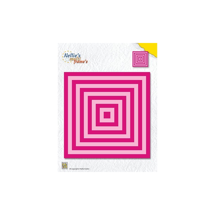 (MFD119)Nellie's Multi frame Dies Square straight corners