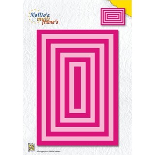 (MFD120)Nellie's Multi frame Dies Rectangle straight corners