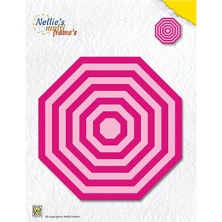 (MFD121)Nellie's Multi frame Dies Straight octagon