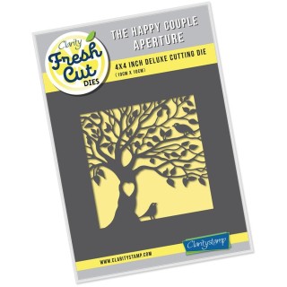 (ACC-DI-30679-44)Clarity FRESH CUT DIE THE HAPPY COUPLE APERTURE