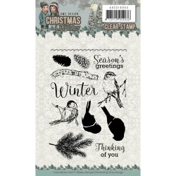 (ADCS10055)Clear Stamps - Amy Design - Christmas Wishes