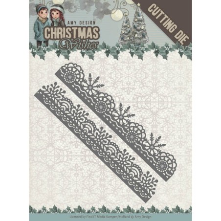 (ADD101150)Dies - Amy Design - Christmas Wishes - Snowflake Borders
