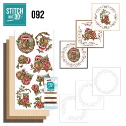(STDO092)Stitch and Do 92 - Christmas Owls