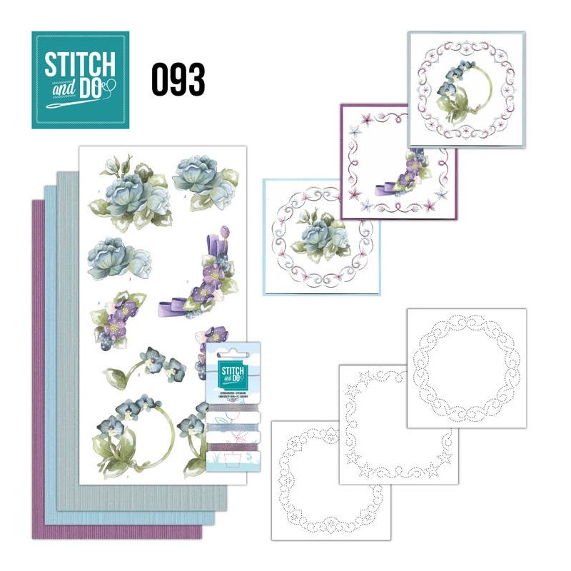 (STDO093)Stitch and Do 93 - Winterflowers