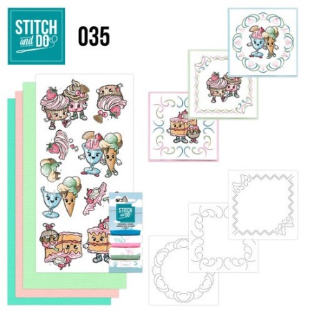 (STDO035)Stitch and Do 35 - Cupcakes