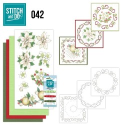 (STDO042)Stitch and Do 42 - White Christmas Flowers