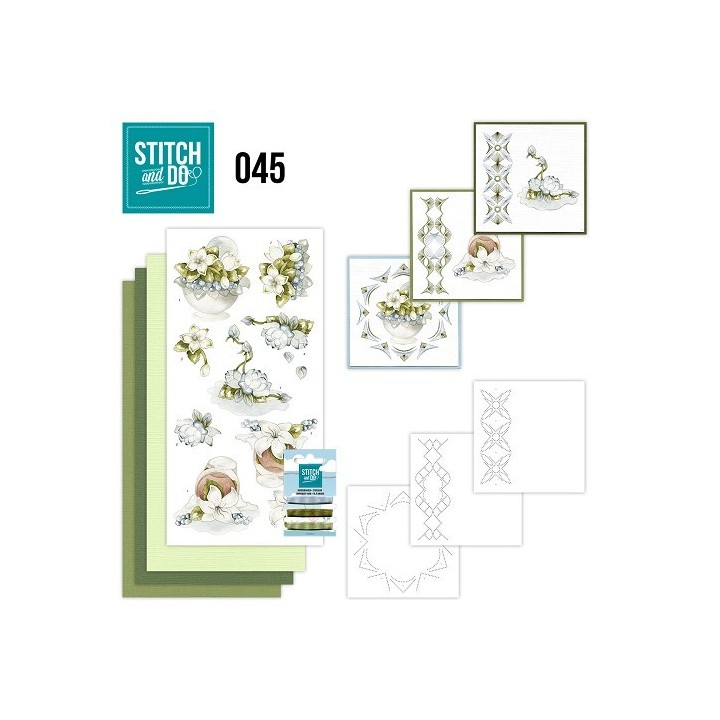 (STDO045)Stitch and Do 45 - Winterflowers