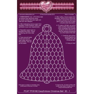 (TP3516E)PCA® - EasyEmboss Christmas Bell 3D - 1