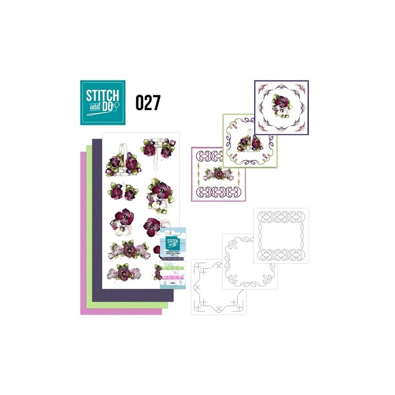 (STDO027)Stitch and Do 27 - Flowers