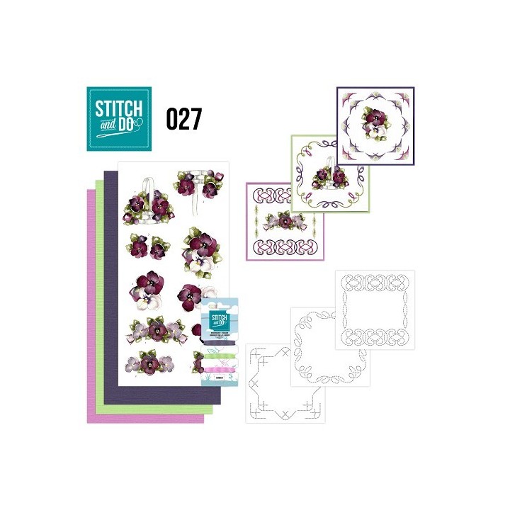(STDO027)Stitch and Do 27 - Flowers