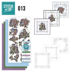 (STDO013)Stitch and Do 13 - Vogelhuisjes