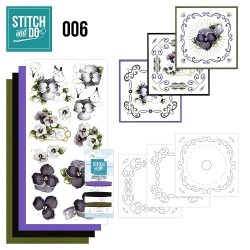 (STDO006)Stitch and Do 6 - Viooltjes