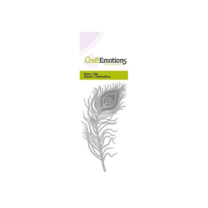 (115633/0234)CraftEmotions Die - pauwenveer