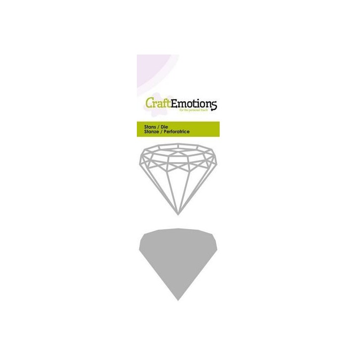 (115633/0236)CraftEmotions Die - wire shape diamand