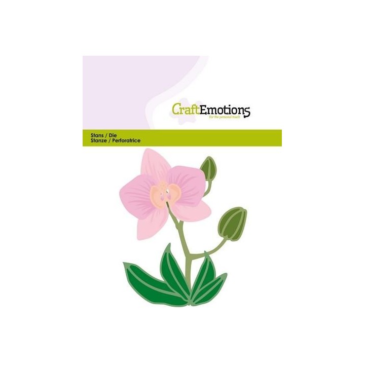 (115633/0428)CraftEmotions Die - Orchid flower 3D