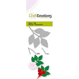 (115633/0228)CraftEmotions Die - rosehip 3D