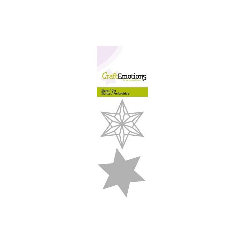 (115633/0226)CraftEmotions Die - wire shape star