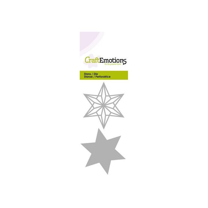 (115633/0226)CraftEmotions Die - wire shape star