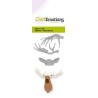 (115633/0225)CraftEmotions Die - head moose 3D