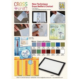 (CRST005)Nellie`s Choice CrossCraft stickers mirror grass