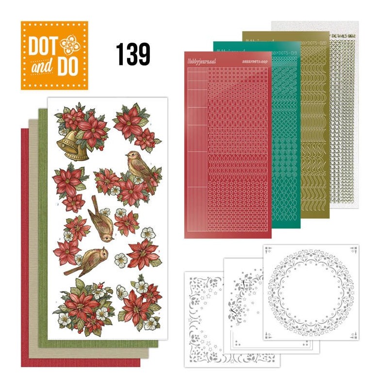 (DODO139)Dot en Do 139 Poinsettia Christmas