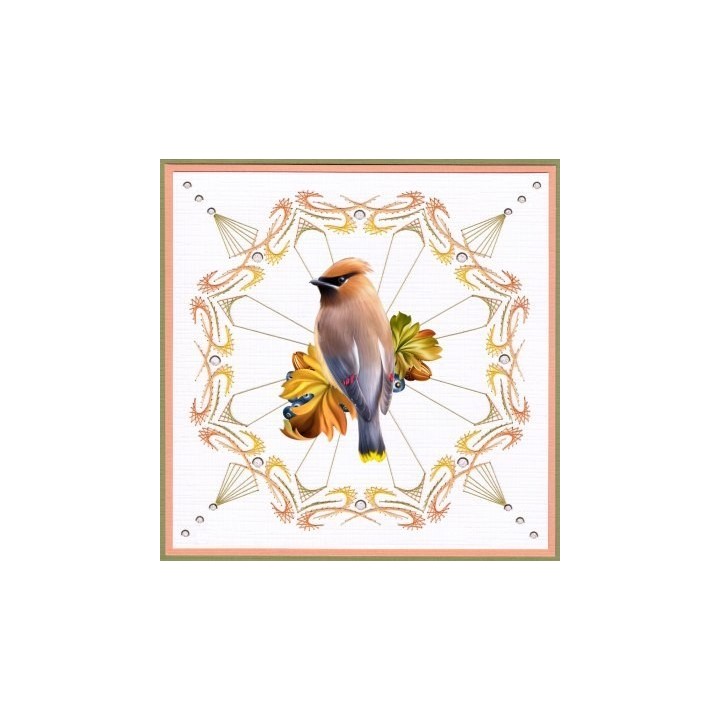 (3DCE13023)3D Card Embroidery Pattern Sheet 23 with Ann & Sjaak