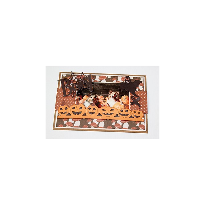 (6002/1027)Cutting & Embossing Border Halloweenpumpkins