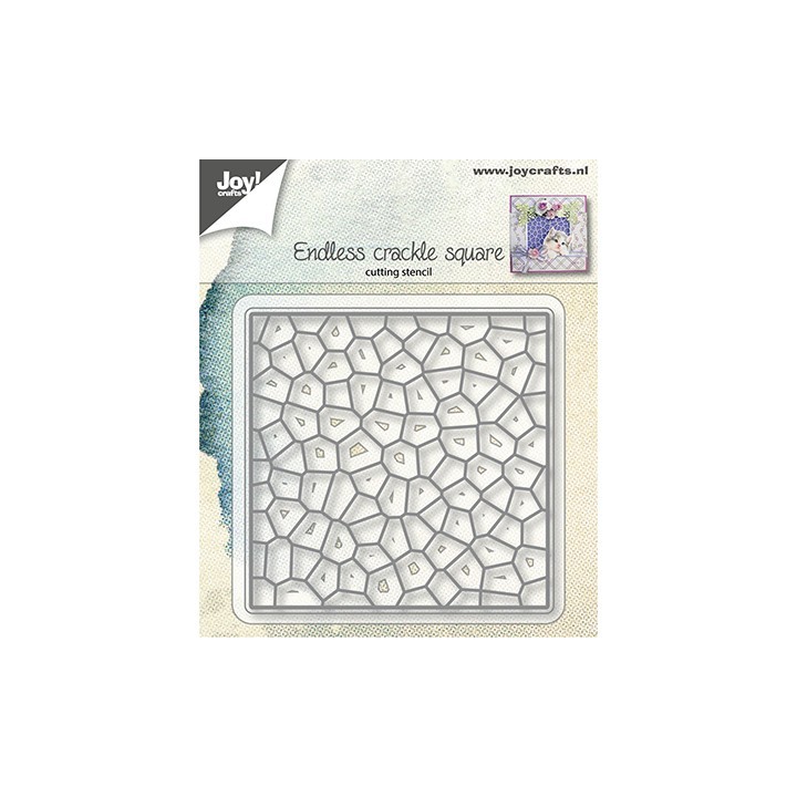 (6002/1153)Cutting Endless crakle square