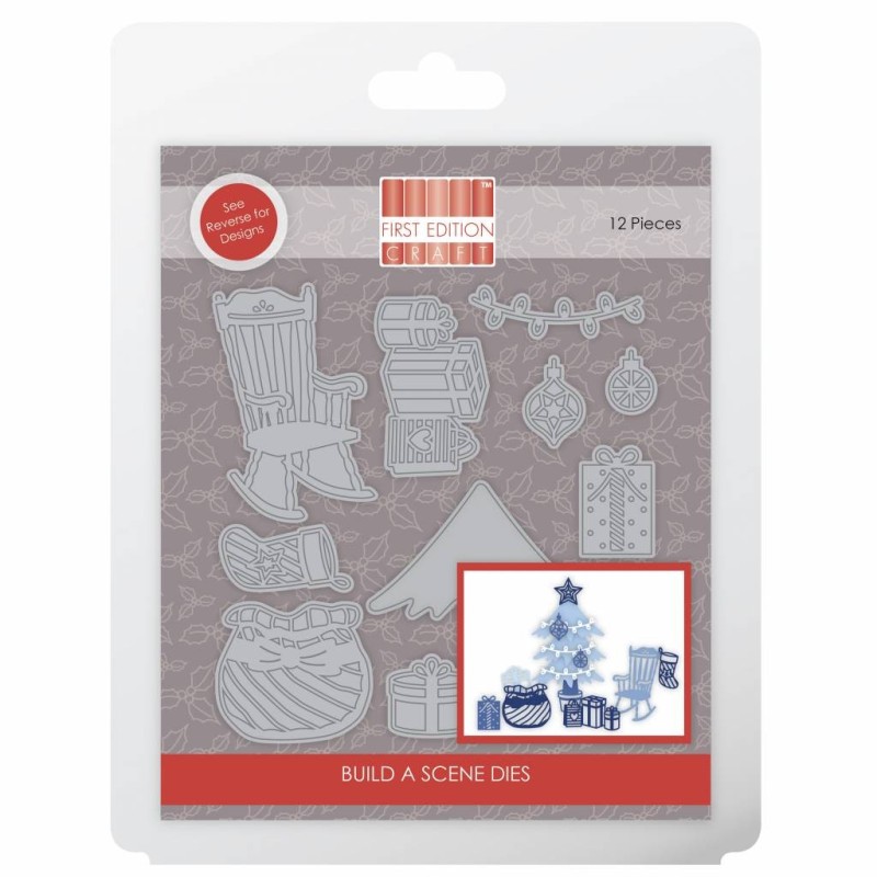 (FEDIE250)First Edition Christmas Die - Build A Scene Christmas Tree (FEDIE250)First Edition Christmas Die - Build A Scene Christmas Tree