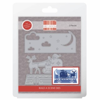 (FEDIE251)First Edition Christmas Die - Build A Scene Christmas Sky